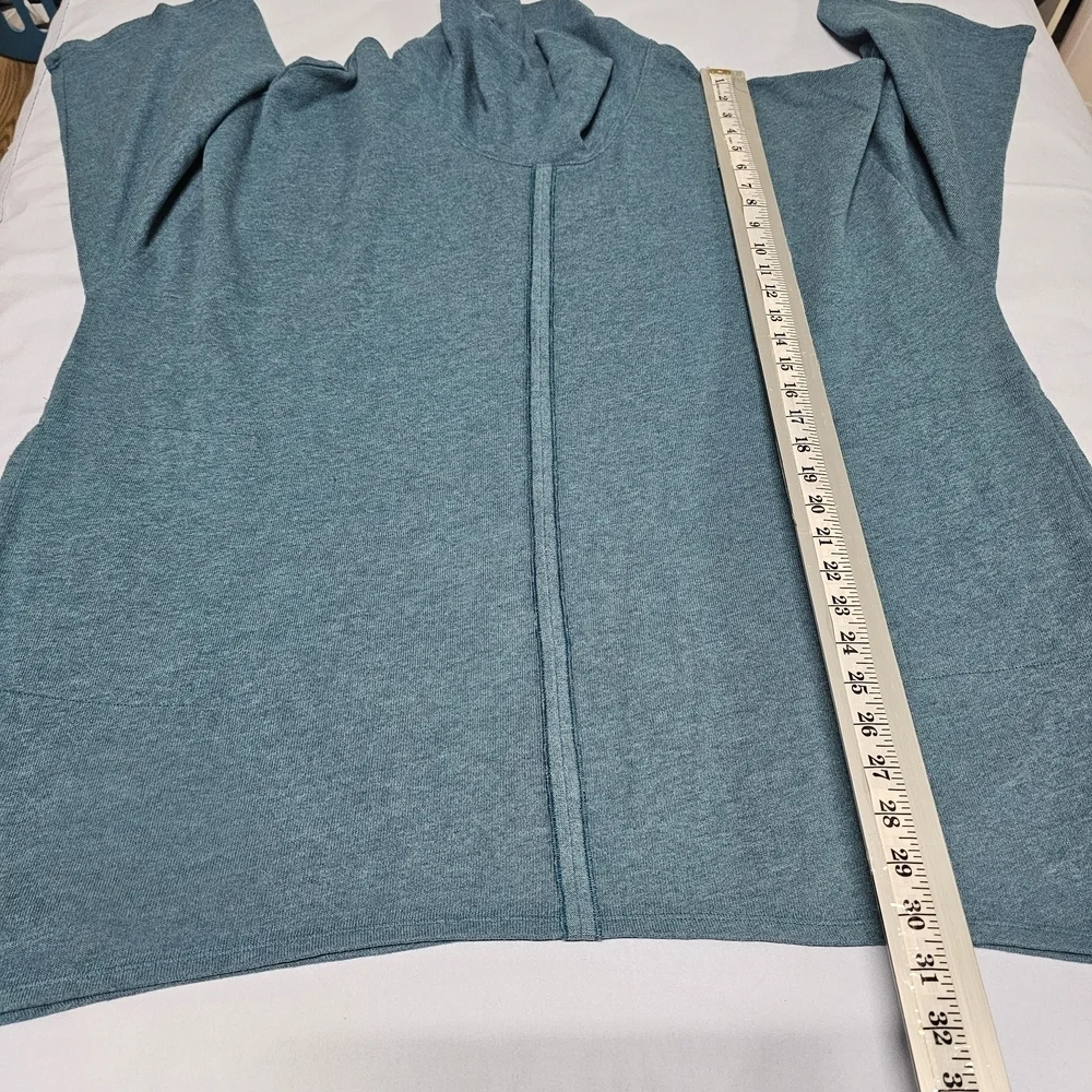 J. Jill Blue Cowl Neck Sweater